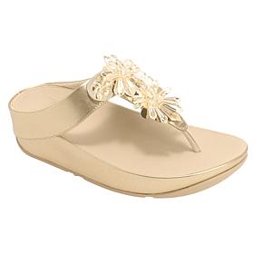 FitFlop Rumba Starburst Bead Metallic Toe-Post Sandal