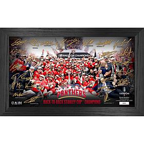 Florida Panthers 2025 Stanley Cup Champions Tradition Signature Frame