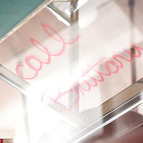 Forsan Chrome/Glass Desk