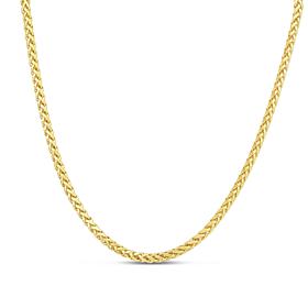 Franco 20" 14K Lite Round Wheat Chain