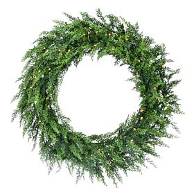 Fraser Hill Farm 3-Ft. Real Feel Cedar Pre-Lit Artificial Christmas...