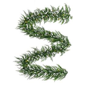 Fraser Hill Farm 9-Ft. Real Feel Cedar Pre-Lit Artificial Christmas...