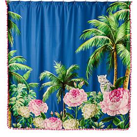 G By Giuliana 72" x 72" Paradise Shower Curtain