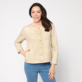 G by Giuliana Denim Like Stretch Jacket