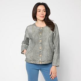 G by Giuliana Denim Like Stretch Jacket