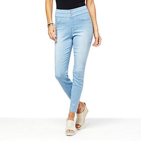 G by Giuliana G-Soft Denim Double-Button Pull-On Jegging