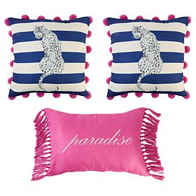 G by Giuliana Home Set of 3 Pillows 