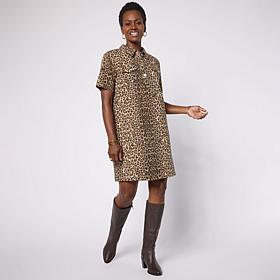 G by Giuliana Printed Twill Dress