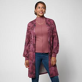 G by Giuliana Printer Sweater Knit Topper