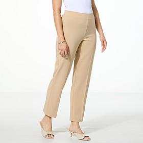 G by Giuliana Pull-On Straight-Leg Ankle Pant