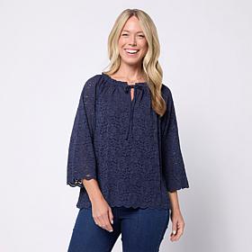 G by Giuliana Relaxed Lace Top