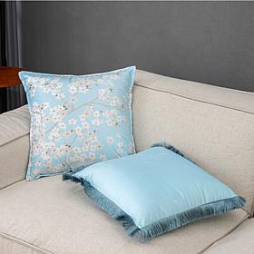 G By Giuliana Set of 2 Cherry Blossom Decorative Pillows