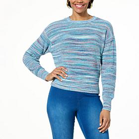 G by Giuliana Space Dyed Pullover Sweater