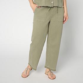G by Giuliana Stitch & Release Featherweight Denim Cropped Pant
