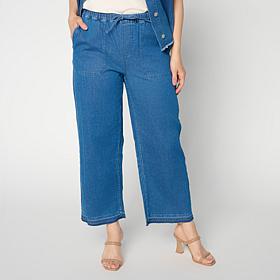 G by Giuliana Stitch & Release Featherweight Denim Cropped Pant
