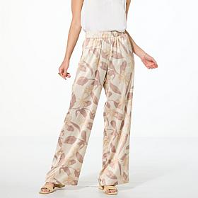 G by Giuliana Woven Wide-Leg Pant