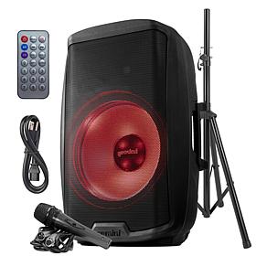 Gemini 15 Inch Multi-LED Bluetooth Speaker with Stand