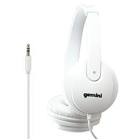 Gemini DJX-200 DJ Headphones - White