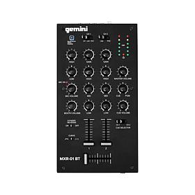 Gemini MXR-01BT 2-Channel Professional DJ Mixer with Bluetooth Input