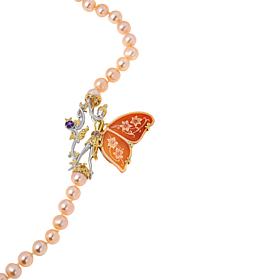 Gems by Michael Multi-Gemstone Art Nouveau-Style Fairy Necklace