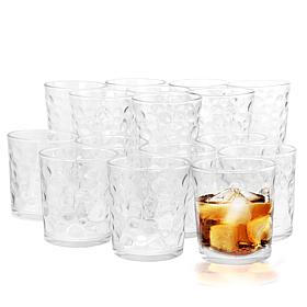 Gibson Home Great Foundations 16pc Tumbler Set - Bubble Pattern