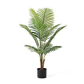 Glitzhome 3.5ft. Faux Areca Palm Tree in Pot