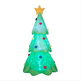 Glitzhome 9' Lighted Inflatable Christmas Tree Décor