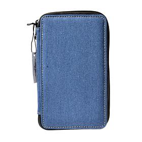Global Art Canvas 48-Pencil Case, Denim