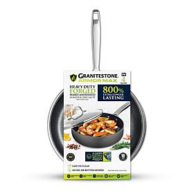 Granitestone Armor Max 4-Qt. Hard Anodized Saute Pan