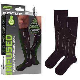 Green Drop Compression Socks L/XL