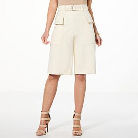 GREY by Jhoan Sebastian Belted Bermuda Short