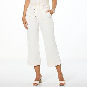 GREY by Jhoan Sebastian Grey Knit Denim Crop Capsule Pant