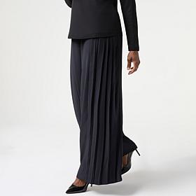 GREY by Jhoan Sebastian Grey Woven Pleated Crepe Pant