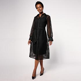 Grey by Jhoan Sebastian Mesh Shirtdress/Duster & Tank Dress Liner