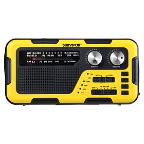 Griffin Survivor Huricast Solar Powered Bluetooth Weather Radio