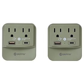 Griffin Wall Charger 2pk w/ Night Light