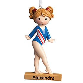 Gymnast Girl Personalized Ornament