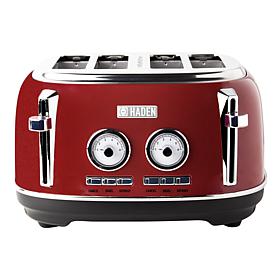Haden Dorset 4-Slice Stainless Steel Toaster