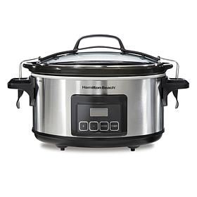 Hamilton Beach Programmable Stay or Go 6 Quart Slow Cooker