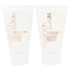 Hampton Sun SPF 45 Wrinkle Control Face Cream Duo