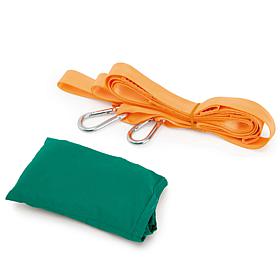 Hape Nature Fun Pocket Swing - Kid's Portable Hammock, Green