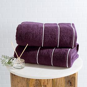 Hasting Home Bath Sheet Set - 2 Piece
