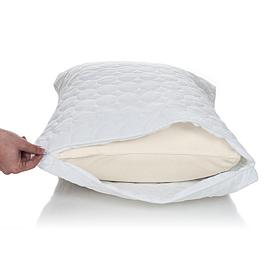 Hastings Home Cotton Bed Bug & Dust Mite Pillow Protector- King, White