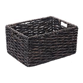 Hastings Home Rectangle Handmade Wicker Nesting Baskets Set of 2