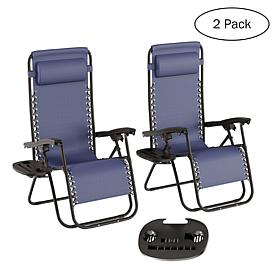 Hastings Home Zero Gravity Chairs 2-Pack