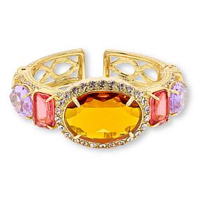 Heidi Daus Alta Moda Crystal Cuff Bangle Bracelet 