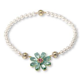 Heidi Daus La Dolce Vita Flower Pendant with Convertible Necklace