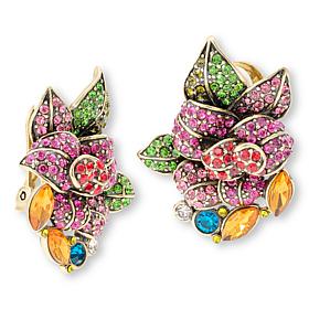 Heidi Daus Spring Awakening Floral-Inspired Crystal Earrings