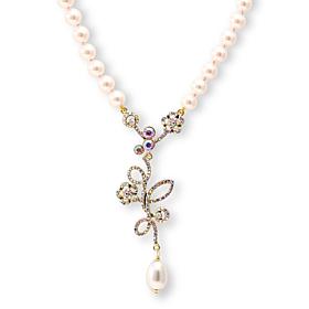 Heidi Daus Sweet Nothings Crystal Bronzetone Drop Necklace