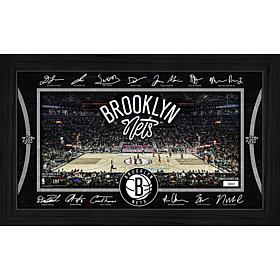 Highland Mint Brooklyn Nets Signature Court Limited Edition Print